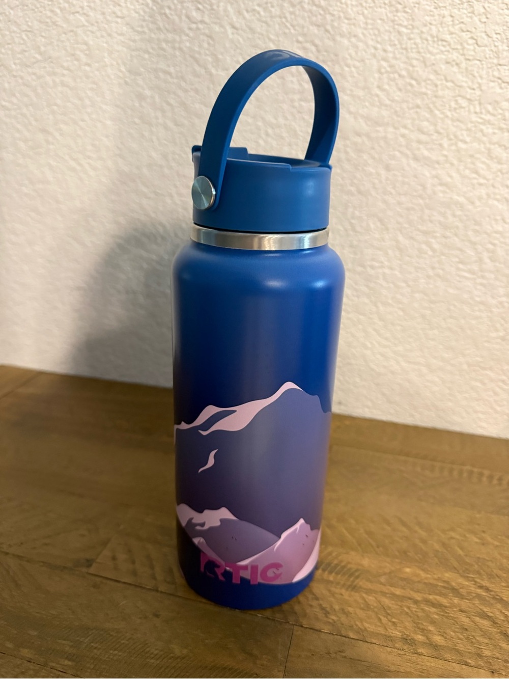 RTIC Blue Mountain-Print Insulated Water Bottle